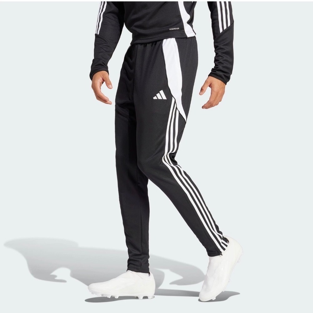 Adidas AEROREADY Soccer Track Pants Black White‎ Men's Athletic Size XL NEW